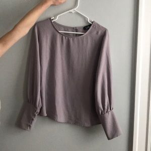 Gray blouse